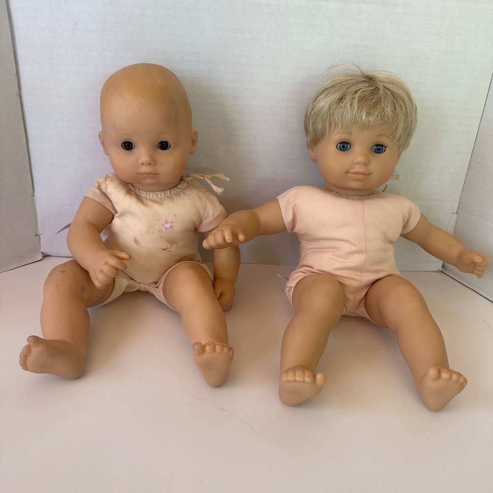 Pleasant Company American Girl Bitty Baby & Bitty Twin Boy Doll Lot